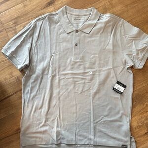 Eddie Bauer Light Gray Polo Shirt